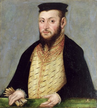 Zygmunt II August (1520-72) Koning van Polen, ca. 1553-56 door Lucas Cranach the Younger